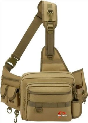 Borsa per attrezzatura da pesca con tracolla